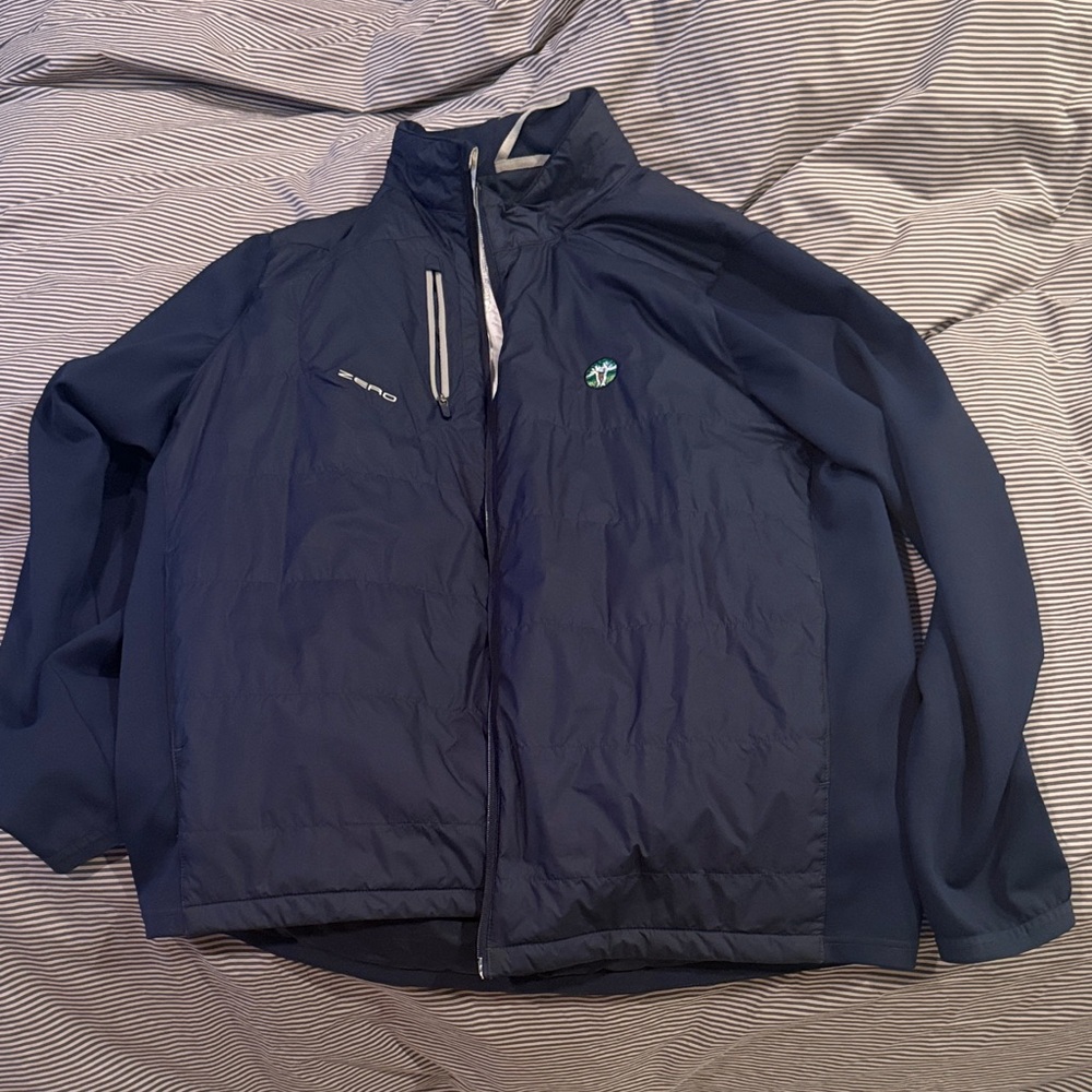 Men's Navy Windbreaker Jacket